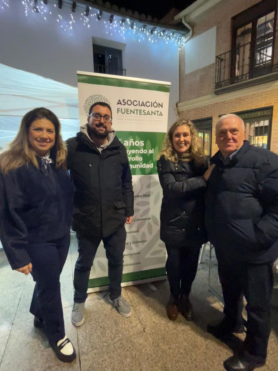Gracias de corazón a la Asociación Fuentesanta por su colaboración en este primer día de nuestro Mercado de Navidad.

Su dedicación y apoyo hacen posible que la magia navideña brille aún más en San Sebastián de los Reyes.