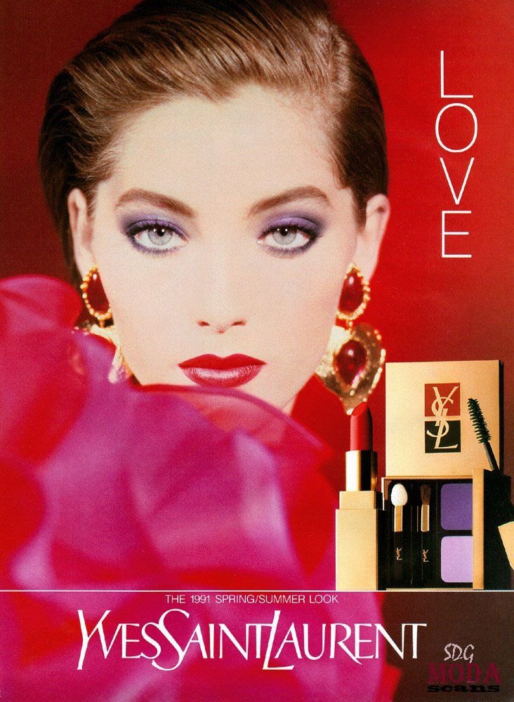pYSLrada's tweet image. YvesSaintLaurent ads from 80s &amp;amp; 90s