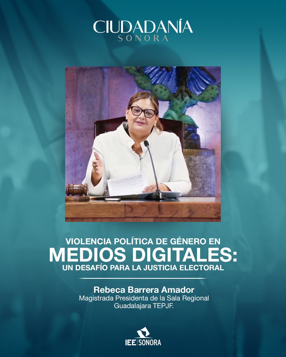 IEESonora's tweet image. La reflexión presentada por la magistrada Rebeca Barrera puso sobre la mesa la urgencia de atender la violencia en entornos digitales. Su artículo analiza cómo estas agresiones afectan la participación política de las mujeres y por qué se requieren mecanismos interinstitucionales…