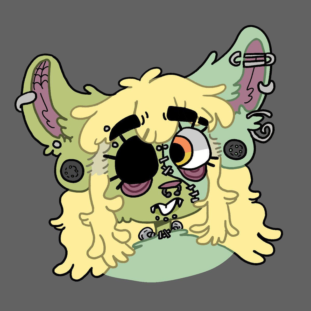 FidgetRabbit's tweet image. finished all of these for an art trade with some good friends