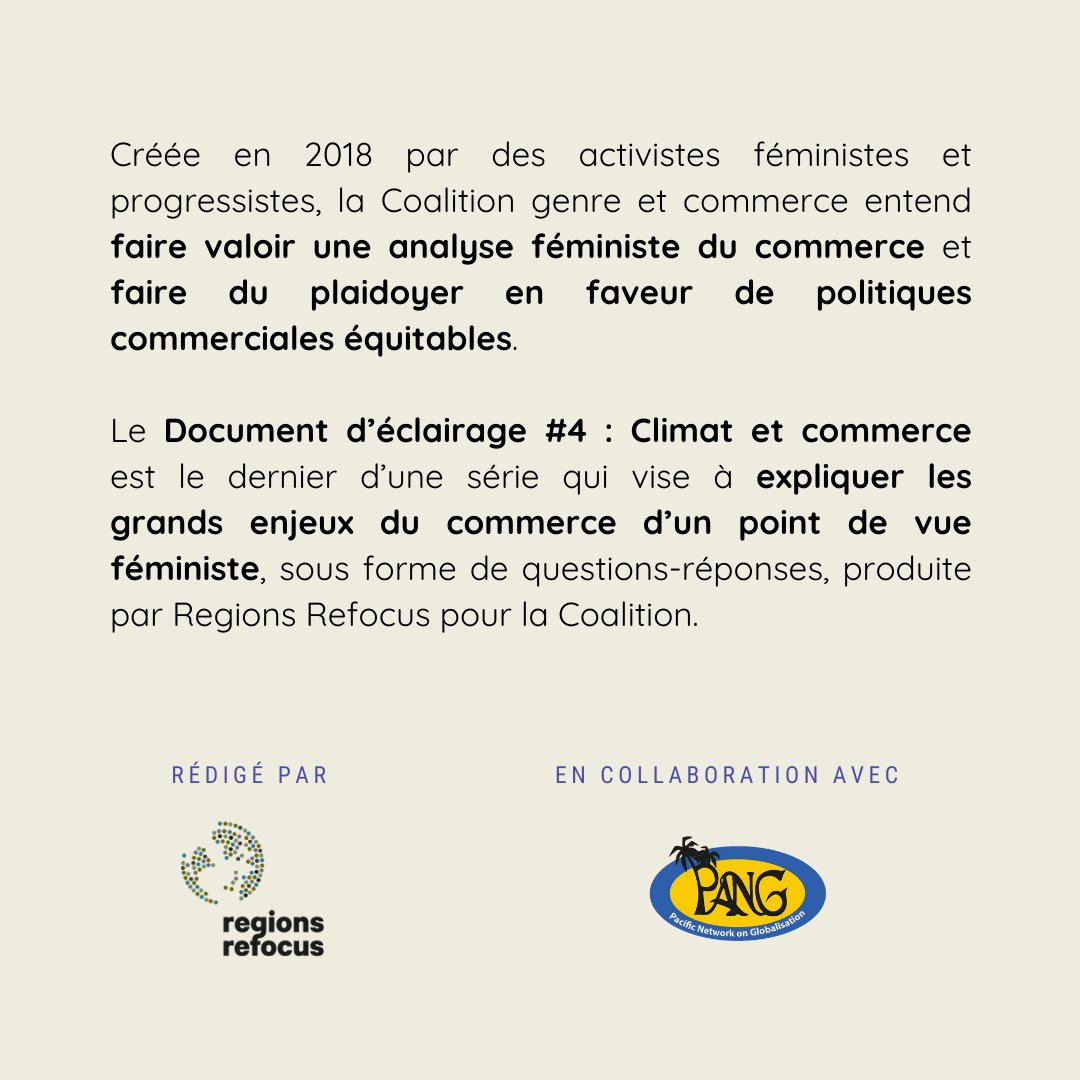 Gender and Trade Coalition tweet media