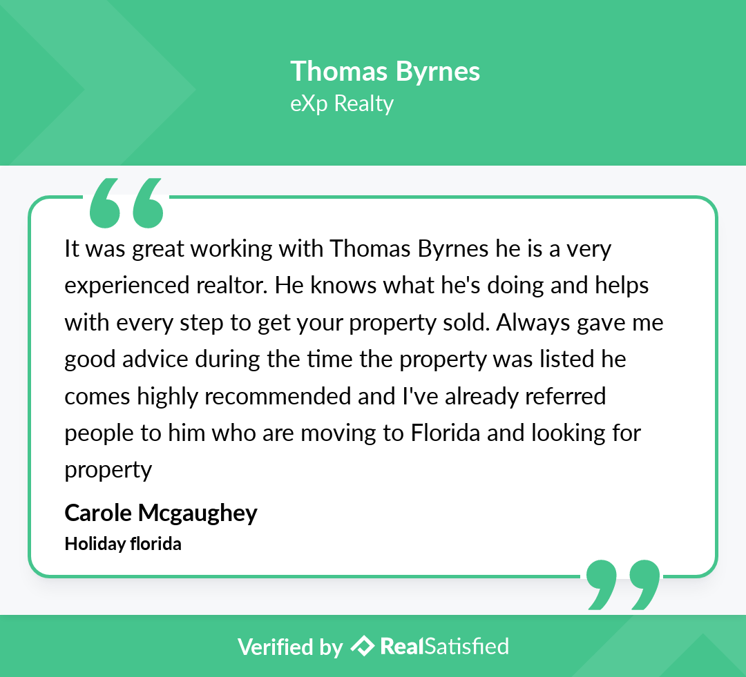 tombyrnesfla's tweet photo. I'm always humbled by the kindness of my clients. Thank you. https://t.co/fftCa3IizO via @realsatisfied https://t.co/mfOhaTZNzh