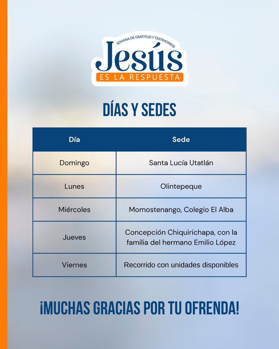 #SGyT2025 #SemanaDeGratitudyTestimonios