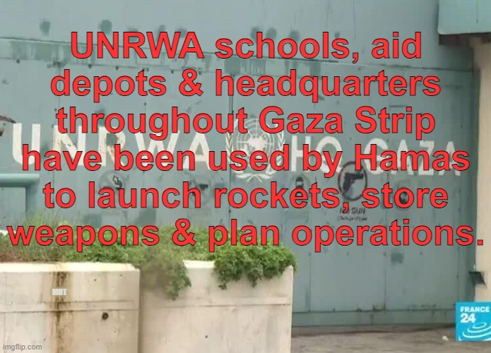 nachal_giyus86's tweet image. UNRWA schools, aid depots and headquarters throughout the Gaza Strip have been used by Hamas to launch rockets, store weapons and plan operations. #DefundUNRWA