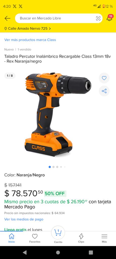 NataGeneral's tweet photo. @PriceTrackerArg Con la de crédito de mercado pago te sale en 3 cuotas sin interés https://t.co/6eniXKdoqV