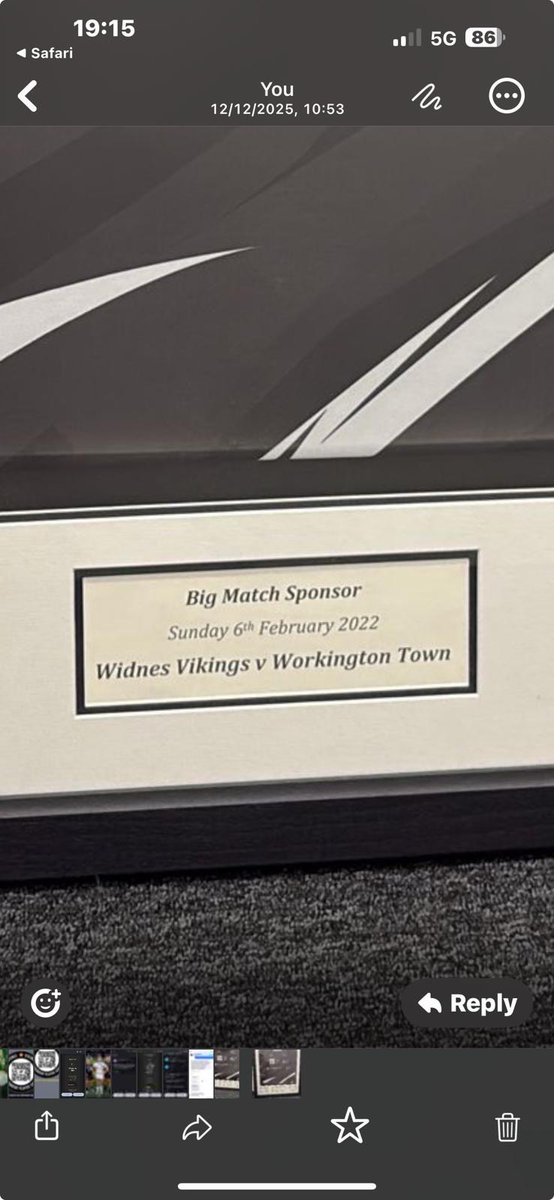 🚨 Exclusive #WidnesVIPS Prize 🚨

💥 Win a framed <a href="/WidnesRL/">Widnes Vikings</a> shirt from the
#WidnesVikings VS #WorkingtonTownRLFC game from 2022 💥 The perfect Christmas gift ⚫️⚪️

Our last prize draw of 2025 will take place on Monday evening, December 15th 🫰

#InOurDNA