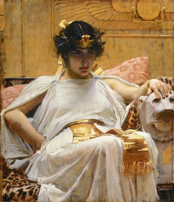 waterhouse_art's tweet image. Cleopatra #artbots #waterhouse