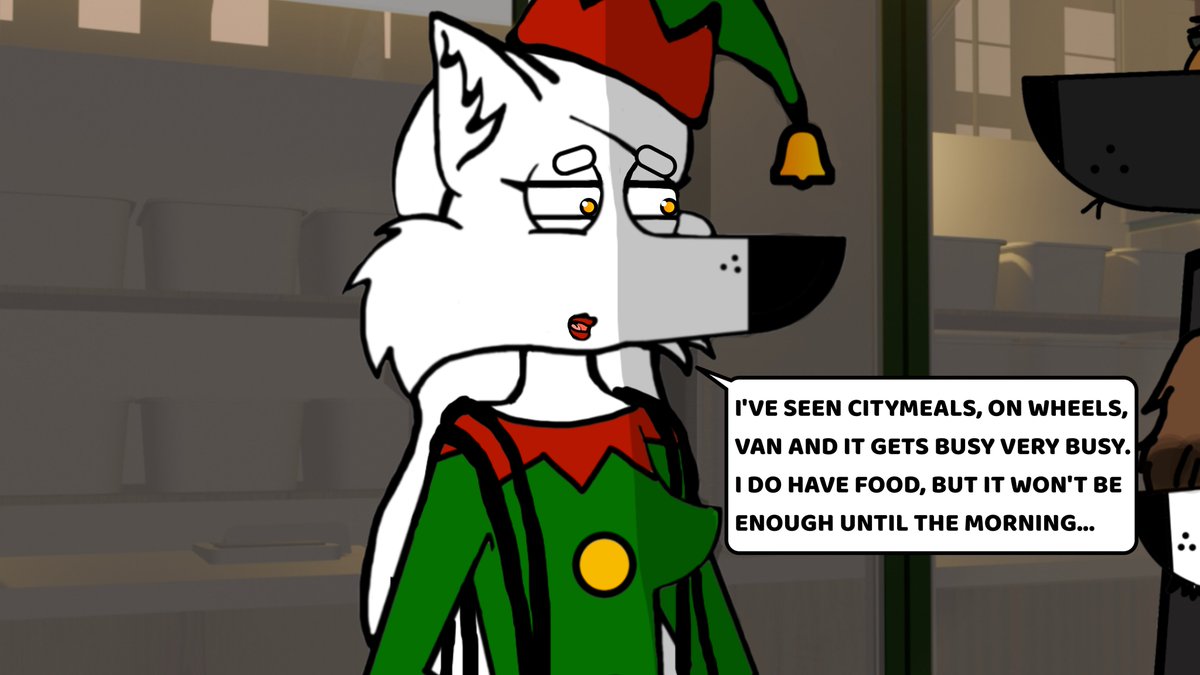 puffin_film's tweet photo. #francesandglynn #fances #and #glynn #lauren #wolf #dog #male #female #lauren #rachel #homeless #christmas #christmas2025 #food #truck #van #foodtruck #foodvan #nyc #new #york #city #newyorkcity #byrant #park #aniamtion #animated #series #cartoon #show #art #characters https://t.co/HIToHCSzvZ