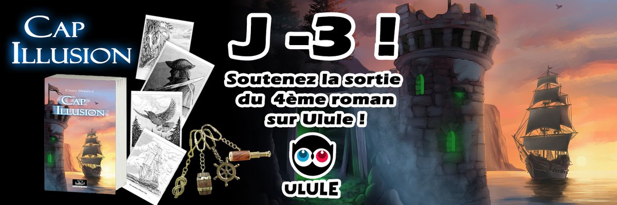 VikingarBD's tweet photo. Lien vers la collecte: https://t.co/G0UMj5lPtq
Bonjour amis lecteurs !
Grâce à votre soutien, notre campagne Ulule pour le tome 4 des aventures d'Hector L'Arc atteint plus de 75% de l’objectif – un immense merci à vous !
Mais il reste encore du chemin, et nous avons besoin de vous : plus que 3 jours pour participer à cette épopée! 📷📷
Vous pouvez contribuer et partager notre campagne sur le lien suivant: https://t.co/G0UMj5lPtq
Dans ce quatrième roman, embarquez pour l'aventure et bravez les dangers aux côtés du capitaine Hector L'Arc !
Et bonne nouvelle: le roman sera disponible pour les fêtes de fin d'année avec des contreparties exclusives :
dédicaces personnalisées avec dessin, illustrations exclusives et goodies pirates !
Une super idée cadeau pour vos proches !
Soutenez-nous sur Ulule et faites naviguer cette saga épique, portée par Cindy Derieux, scénariste et dessinatrice de Vikingar !
Suivez nous sur les réseaux sociaux: VikingarBD (Facebook/Instagram/Tiktok/X/Youtube)
et sur notre site internet https://t.co/xrdGvM27F4
A bientôt ! 📷
L'équipe Vikingar
#ulule #fantasy #pirates #aventure #roman #Fantastique #lecture #livreaddict #livres #jeunesse  #écrivain #noëlmagique #noël #cadeau #cadeaunoel