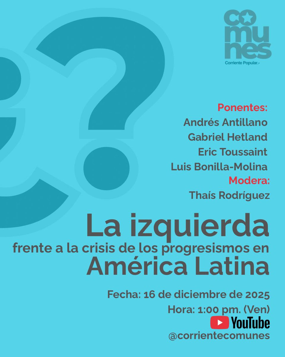 Corriente Comunes tweet media