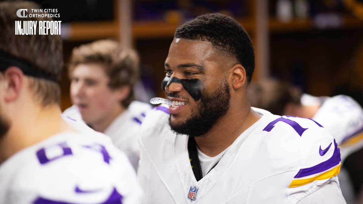 Final #MINvsDAL injury report
QUESTIONABLE: Ty Chandler* and Christian Darrisaw
*Currently in 21-day return to practice window