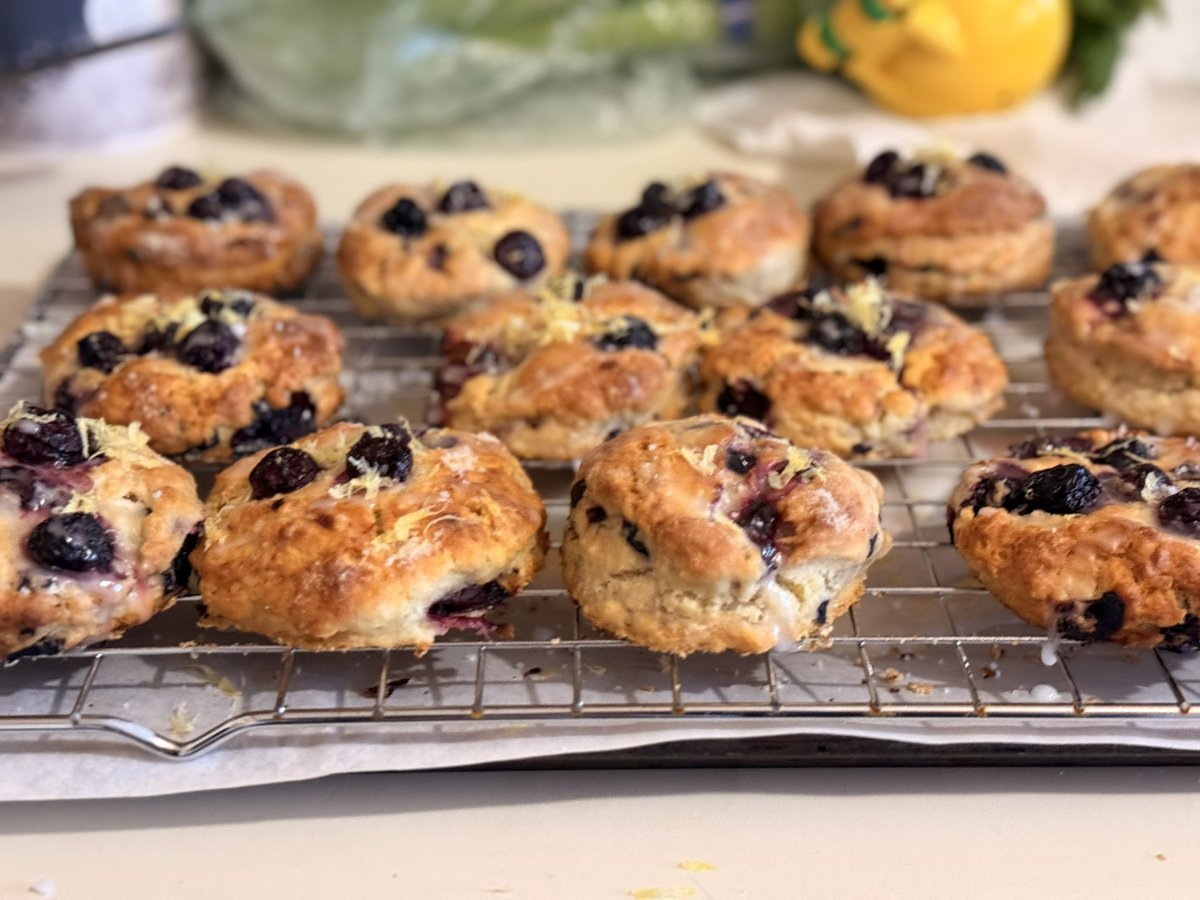 Lemon Blueberry Biscuits