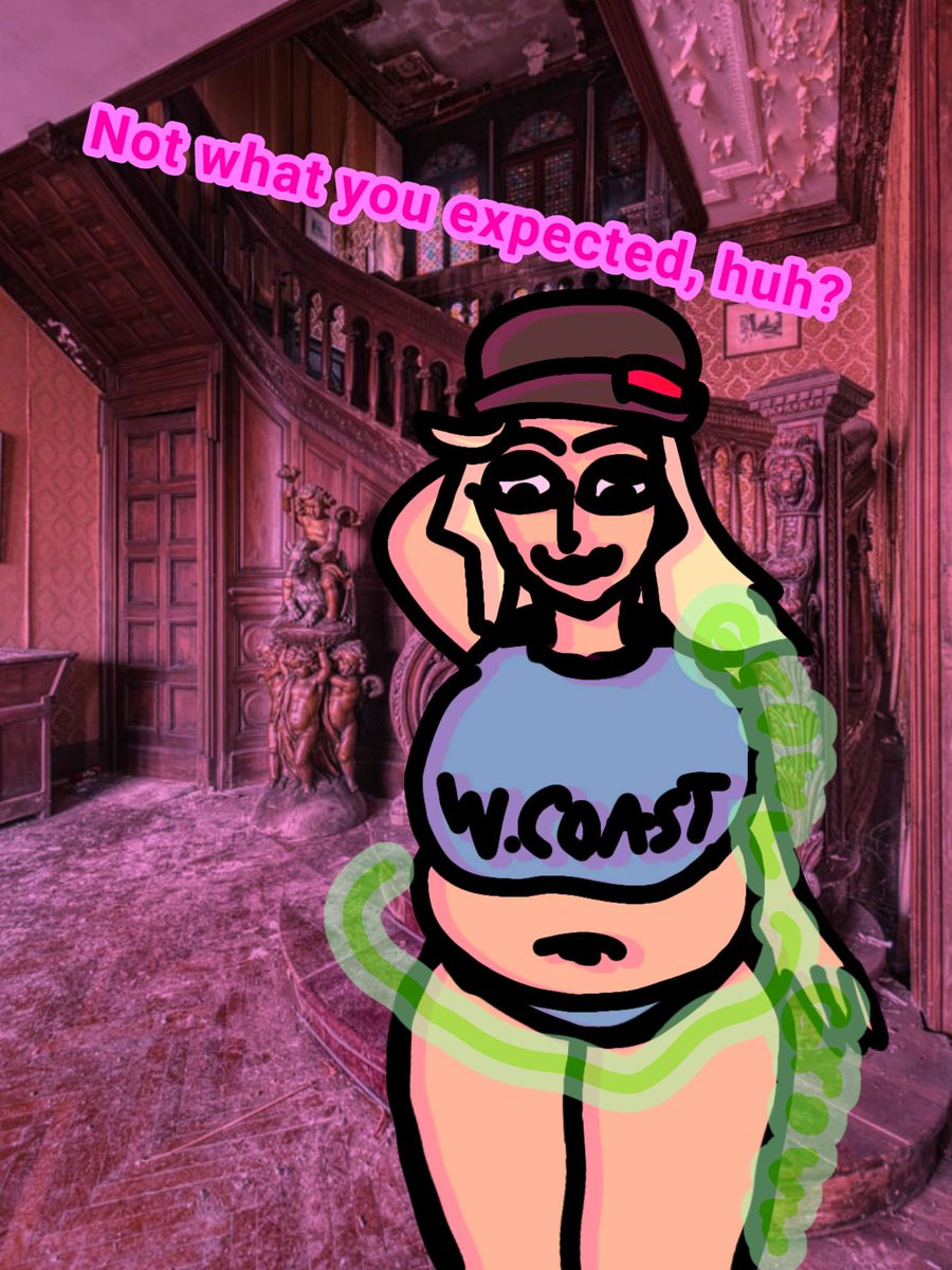 Voraholic's tweet photo. -Stupid Never Digests- (yes she does)
[TW: Vore]
I wonder if this is the first vore of this game lmfao https://t.co/Co9Ih2iDvk