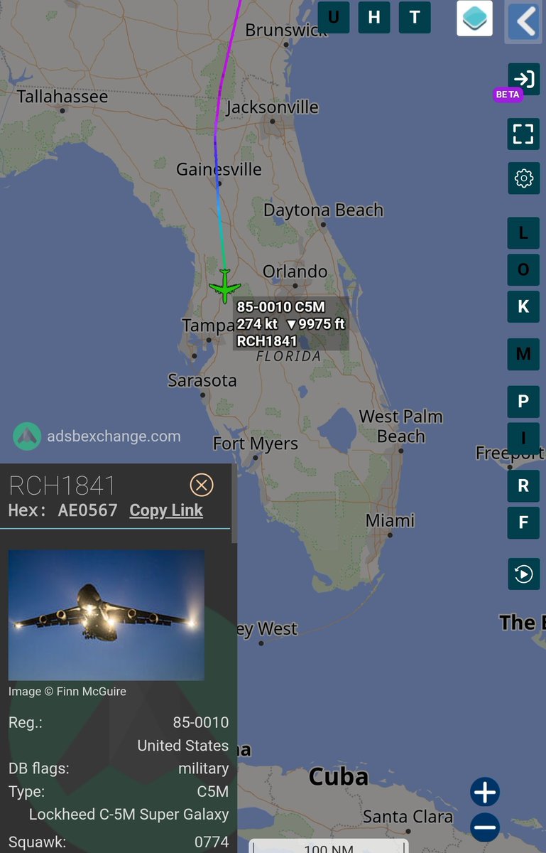 sipjack1776's tweet photo. C-5M Super Galaxy
#AE0567/85-0010/RCH1841
Out of Ramstein on descent into Tampa.
@Borrowed7Time @Arr3ch0 @FlconEYES @r4streando @SA_Defensa @LatAmMilMVMTs https://t.co/2vmSTs9zJ9
