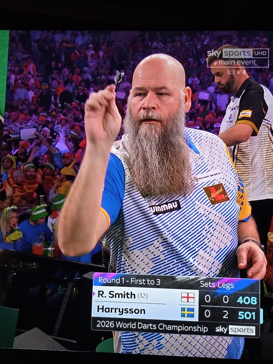 Didn't realise Bear from emmerdale now plays darts 🤣 #WorldDartsChampionship