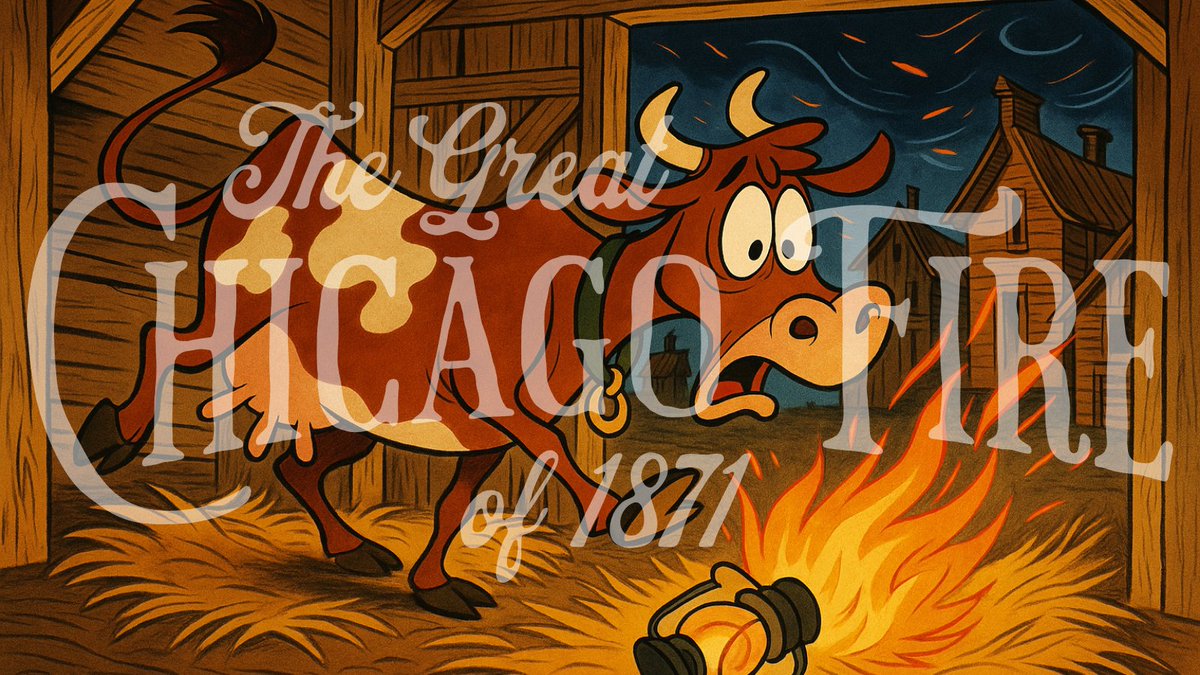 yesteeyear's tweet photo. 🔥 From wooden sidewalks to skyscrapers—how one fire reshaped Chicago forever.
Read the full story of the Great Chicago Fire of 1871: https://t.co/qpQLevNU6G
#History #ChicagoFire #UrbanPlanning https://t.co/sMeYpYedZy