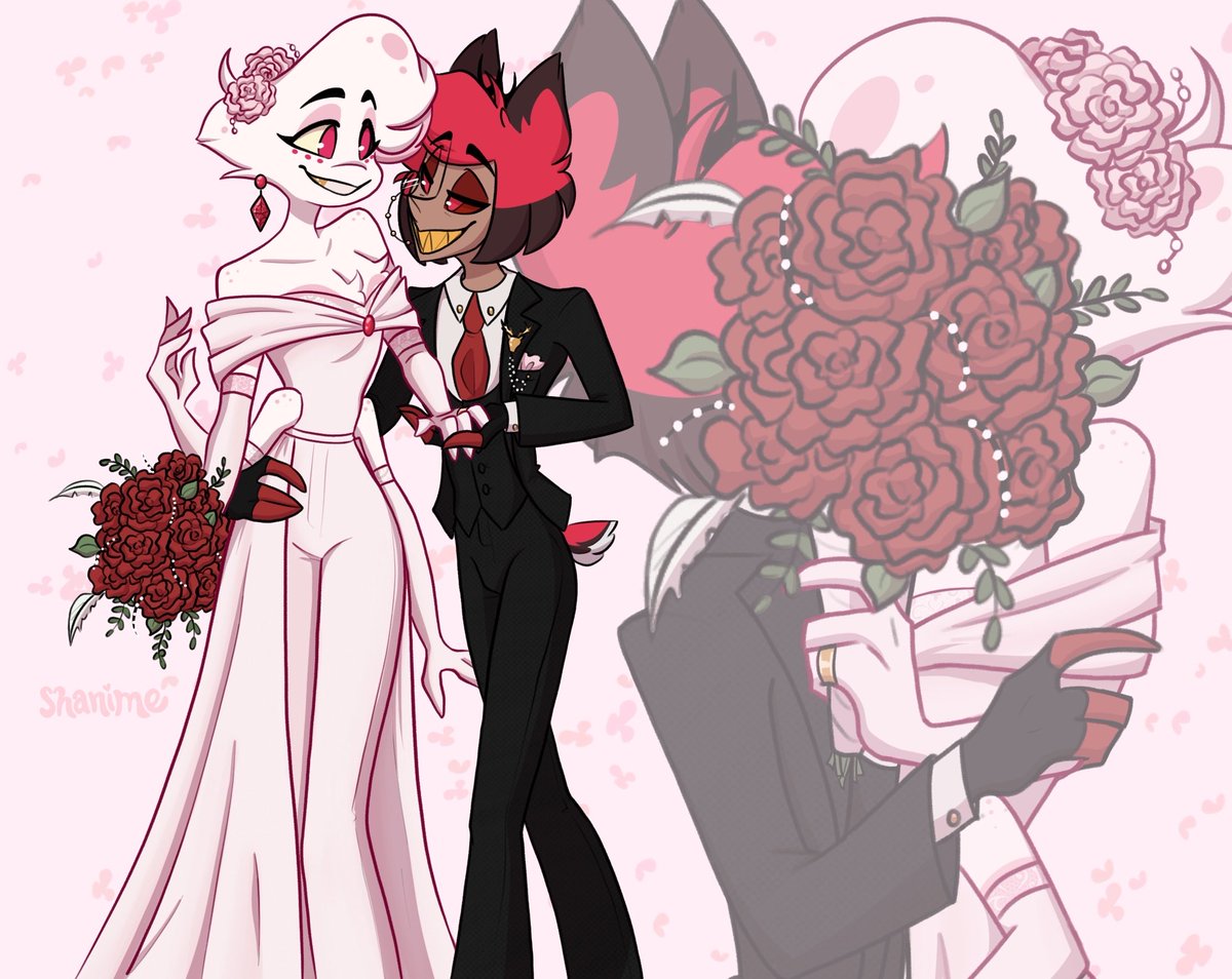 Time for a wedding train! 💍💕

I’d love to see people joining in! 

#hazbinhotel #angeldust #alastor #radiodust