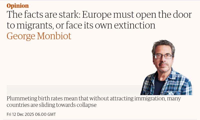 Comrades,we need infinity migrants or Europe will be destroyed. This is because reasons. I am very smart.