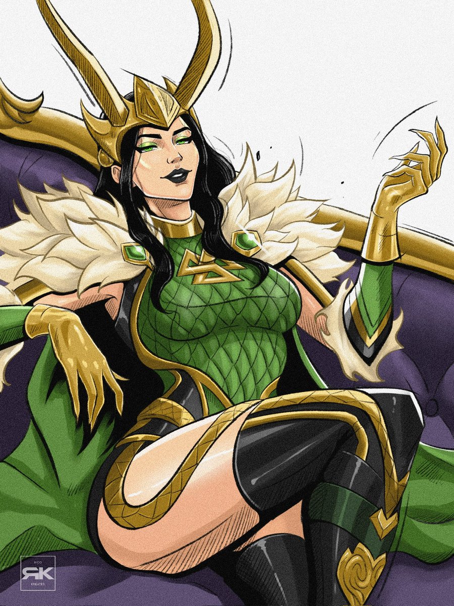 lady loki 💚✏️