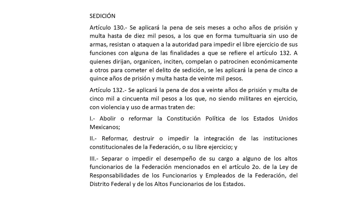 Entender la vida social actual resulta complicado si desconocemos el marco legal vigente.

Elementos del Delito de SEDICIÓN...