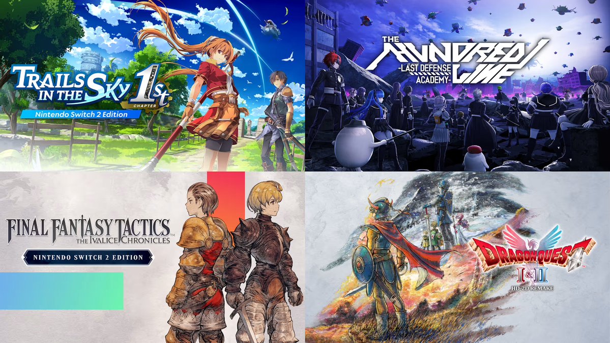Stealth40k's tweet image. Crunchyroll: The 10 Best JRPGs of 2025 Worth Playing

10) Rune Factory: Guardians of Azuma
9) Atelier Yumia
8) Raidou Remastered
7) Octopath Traveler 0
6) Inazauma Eleven: Victory Road
5) Digimon Story: Time Stranger
4) Dragon Quest 1&amp;amp;2 HD-2D Remake
3) Final Fantasy Tactics - The…