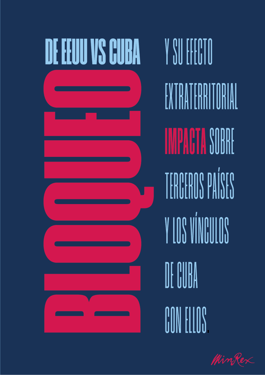 🚫 El bloqueo no solo afecta los vínculos económicos entre Cuba y EE.UU., también busca obstaculizar las relaciones comerciales de Cuba con otros países 🌍, violando su soberanía 🇨🇺 y los derechos de sus ciudadanos .

#TumbaElBloqueo