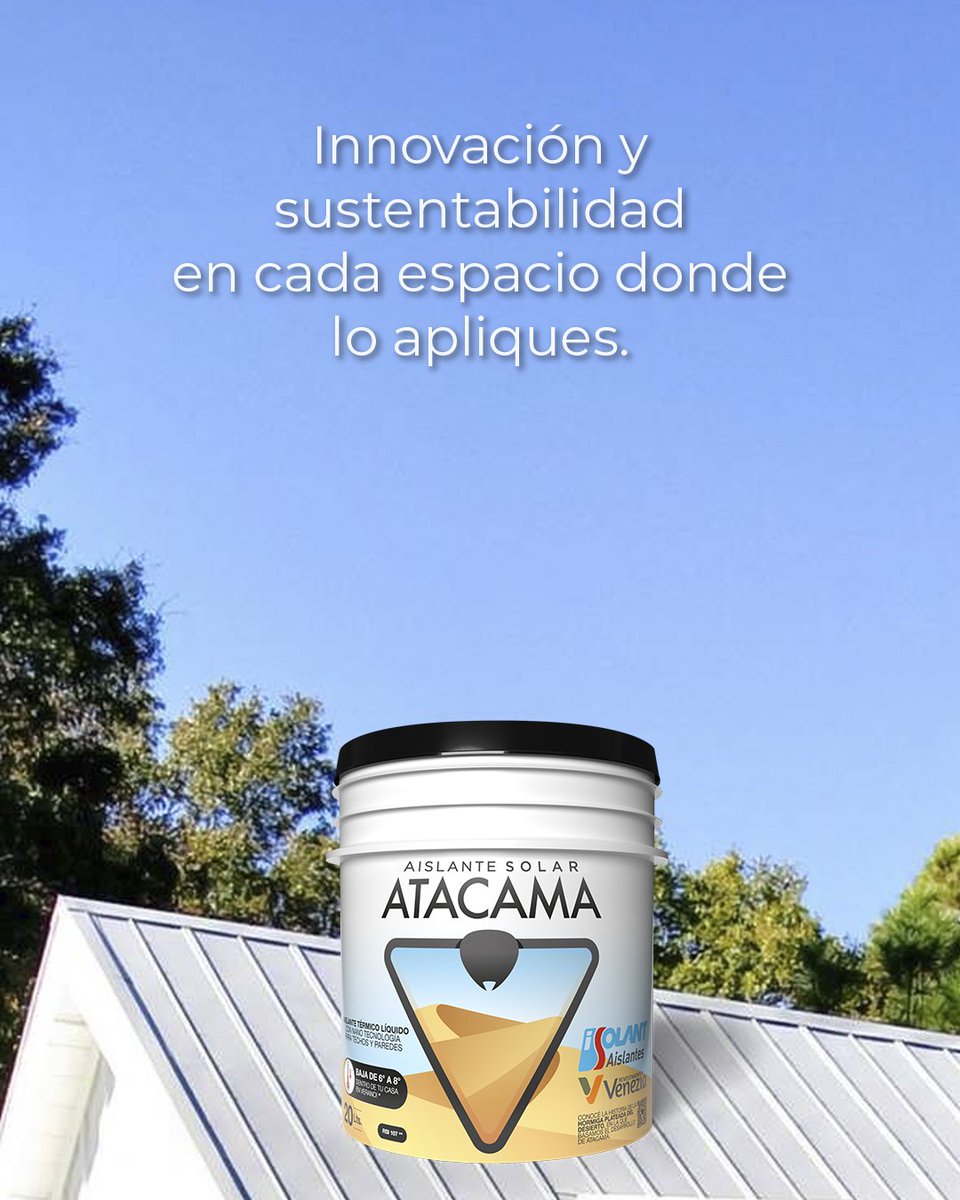 Proteger tu hogar todo el año nunca fue tan fácil  como  Aislante Solar Atacama.  Más confort menos gastos. 
#aislante #solar #calor #impermeable #atacama
