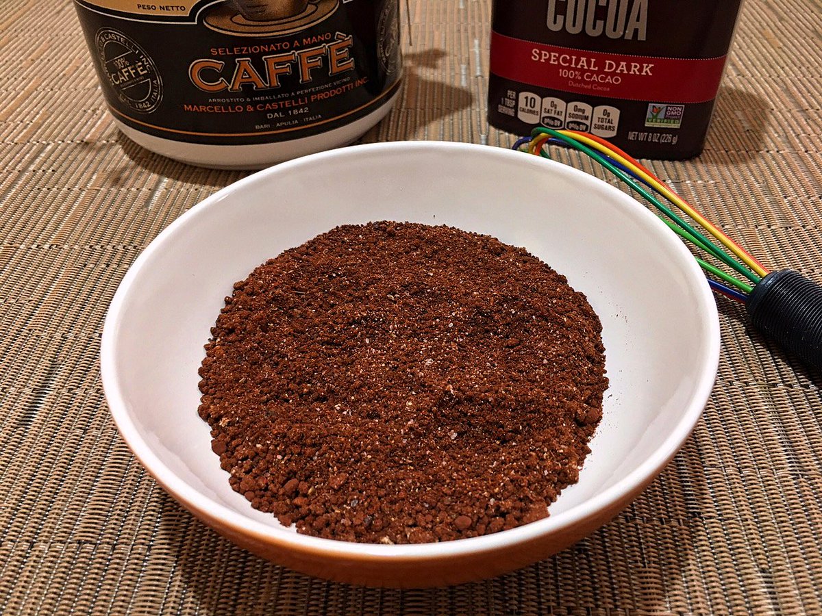 clubfoody1's tweet photo. Today is National #CocoaDay 🍫
Coffee Cocoa Rub... totally a must! 😀
(check out my next post👆 & the previous one 👇 for more cocoa recipes)
#YouTube 📽️: https://t.co/zdy2dUopiT
RECIPE ➡️: https://t.co/qhZYSVMfbp
@EventGuideToday @DiningGuide2Day #RecipeOfTheDay