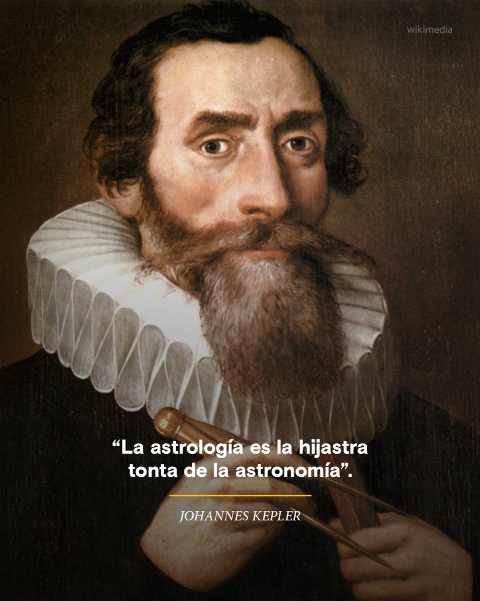 #HoyEnLaHistoria En 1571, nacía Johannes Kepler, astrónomo alemán conocido por formular las leyes que describen el movimiento planetario.