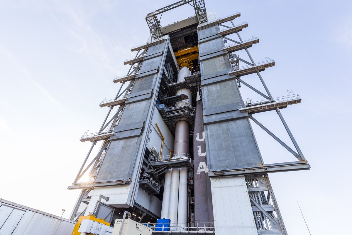 LA-04 update: 27 satellites have been stacked atop Atlas V as prep continues for our fourth mission with <a href="/ulalaunch/">ULA</a>. Liftoff is planned for Monday, Dec. 15, at 3:49 a.m. ET from Space Launch Complex-41, Cape Canaveral Space Force Station. 

Launch info: spr.ly/6016CE9FY