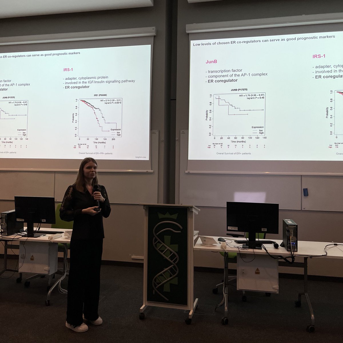 SadejLab's tweet photo. Proud! Today, our PhD students Ania and Zuzanna presented at the IBDS Doctoral Students’ Reporting Session. Great work and thanks for the inspiring questions from the audience. https://t.co/uiWbXNMHqt