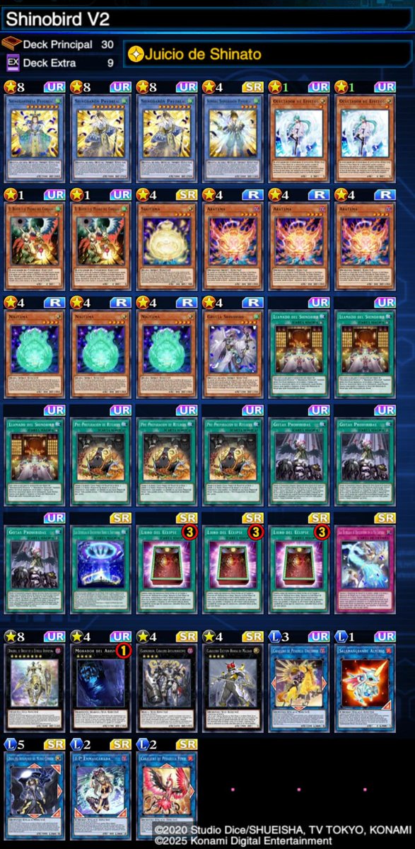 The Wolf Series #79 top 1🥇
R1 Quimera OO
R2 Stardust OXO
R3 Quimera OO
CF Speedroid OXO
SF Shinobird OXO
GF Betroper OO

My first tournament win and I'm so happy! Despite the blow to Amano Iwato Shinobird, he's still strong. I hope to keep winning more tournaments! 🔥