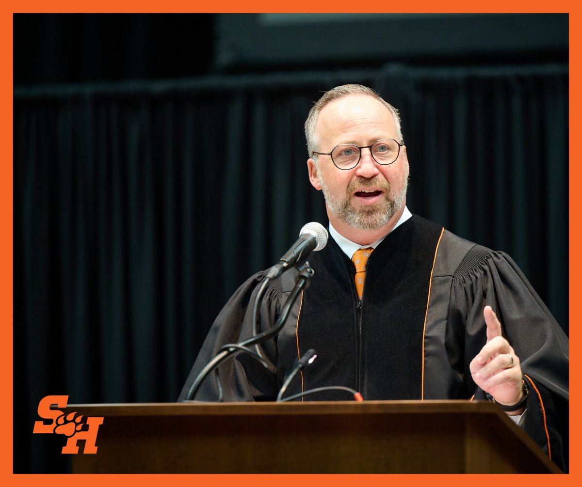 impactnews's tweet photo. Today, our founder &amp; CEO, John Garrett, returns to @SamHoustonState as the 2025 Commencement speaker. 🎓

Here’s to using your talent and creativity to serve your community and strengthen Texas. Congrats, Class of 2025! 🧡 🐾 https://t.co/JW3eAQgk5T