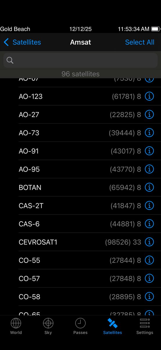 How to find ArticSat 1 RS74? I don’t see it listed. Is there another name?<a href="/AMSAT/">AMSAT</a>