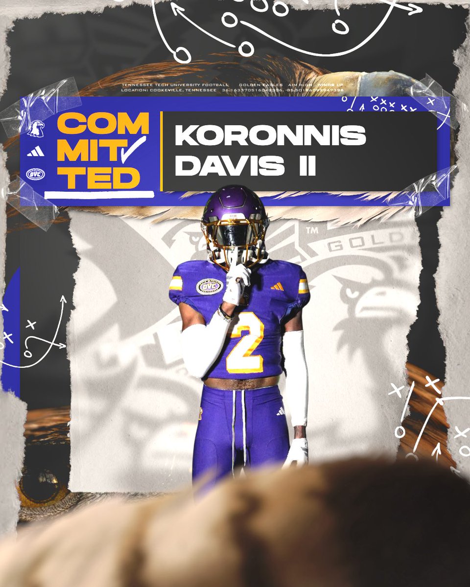 Excited to join greatness in Cookevegas!! 💜🐺 <a href="/coachpaschal_/">Darron Paschal Jr. (DP) M.O.L</a> <a href="/Coach_Mummau/">Chase Mummau</a> <a href="/CoachWilder353/">Bobby Wilder</a> <a href="/TNTechFootball/">TTU Football</a>