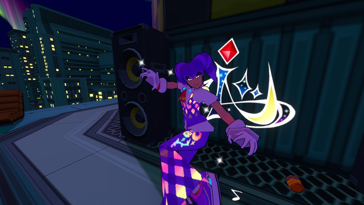 hourlymoka's tweet image. Y'all I'm proud to announce I had the honor of designing NiGHTS (Funkified) for the mod released by Snowylolz for Bomb Rush Cyberfunk and I'm absolutely mesmerized 🥺🙏 for anyone that plays, I hope you tune in and enjoy it as much as I do