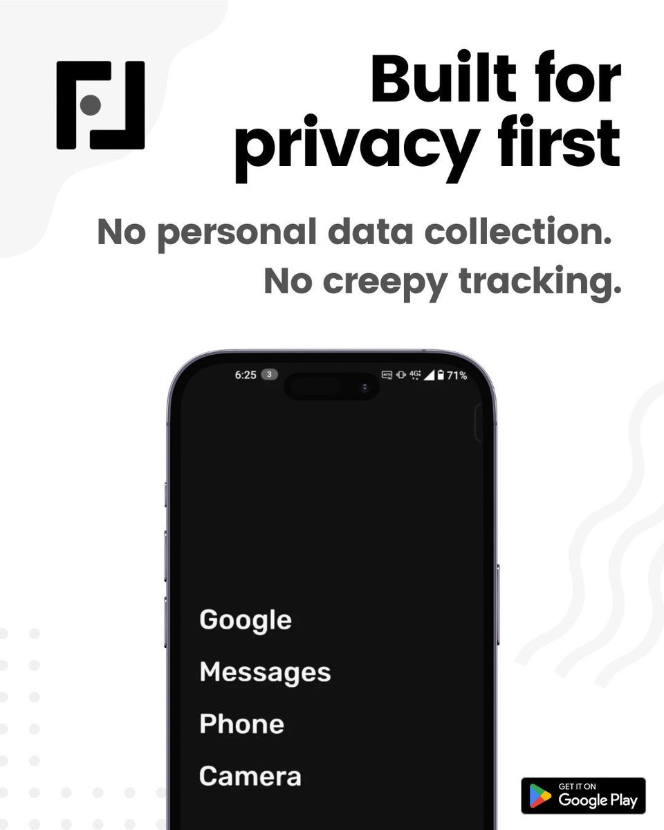 __bash_'s tweet image. It's unsettling how much launchers can learn about our routines. Your home screen tracks every move. 📱👀

That’s why I developed Focus Launcher with privacy at its core. No personal data collection. No creepy tracking.

#dataprivacy #androidhomescreen