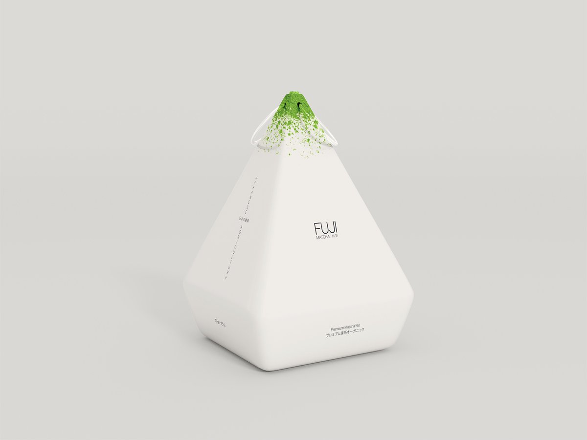 toxel's tweet image. FUJI Matcha Packaging: toxel.com/inspiration/20…
