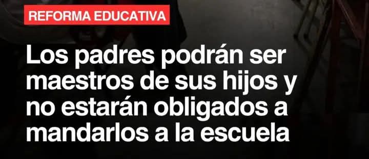 2020: "Abran las escuelas"
2025: "no necesitamos escuelas"

País totalmente roto