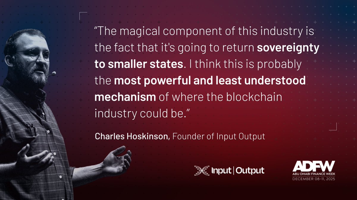 IOGroup's tweet image. Blockchain is more than just a finance mechanism, it's also a geopolitical force with the power to return sovereignty to smaller states and allow them to trade and maintain neutrality with laws respected globally. 

Cascading disruption to everyone, everywhere.

Watch…