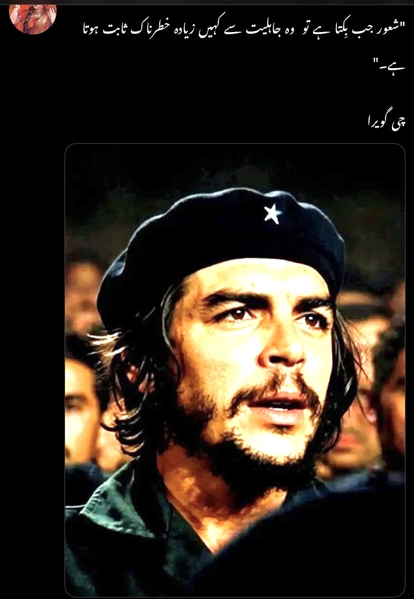 شعور جب بکتا ہے تو جاہلیت سے زیادہ خطرناک ثابت ہوتا ہے ۔چی گویرا
#ProduceWahidKamberBeforeCourt