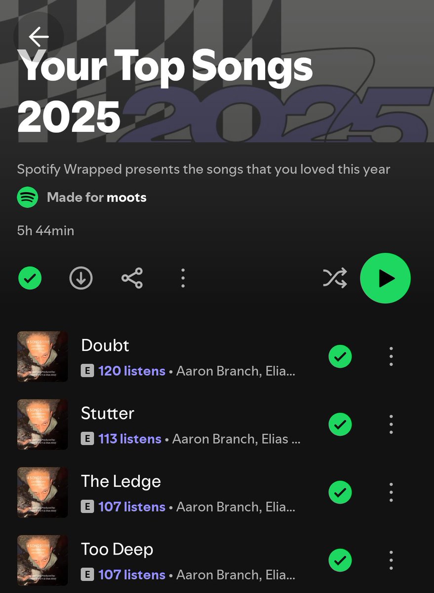 branchnation's tweet photo. also his songs were my TOP FOUR songs of the year, absolutely insane work from me. im shocked that stutter isn't the number one song though! https://t.co/RKhWJsiwoq