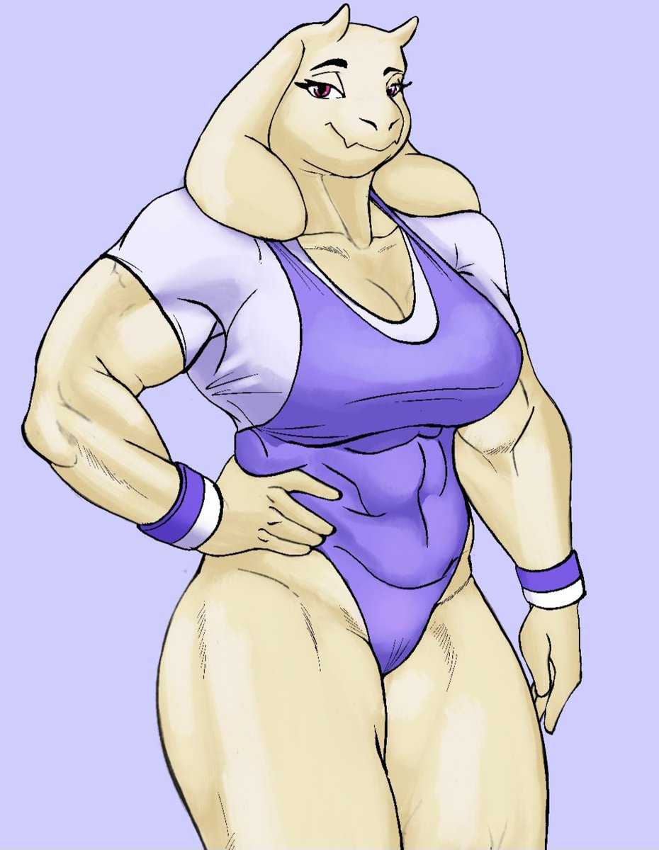Wanted to draw Big momma Toriel once more