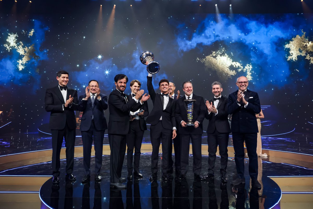 fia's tweet image. Congratulations Lando!📸 

#FIAAWARDS2025