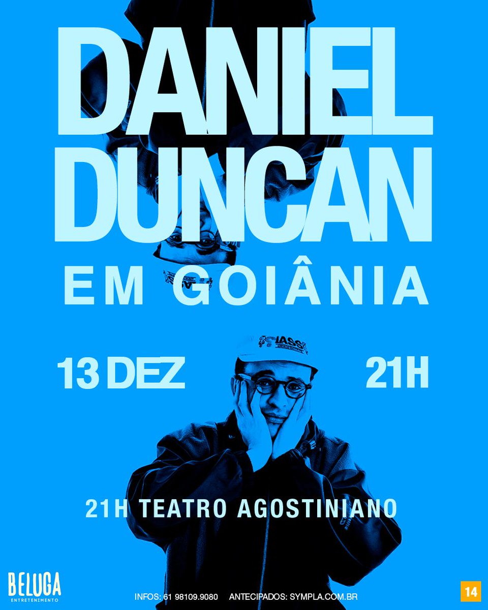 amanhã em goiânia. ingressos aqui:

🎟️ sympla.com.br/evento/daniel-…