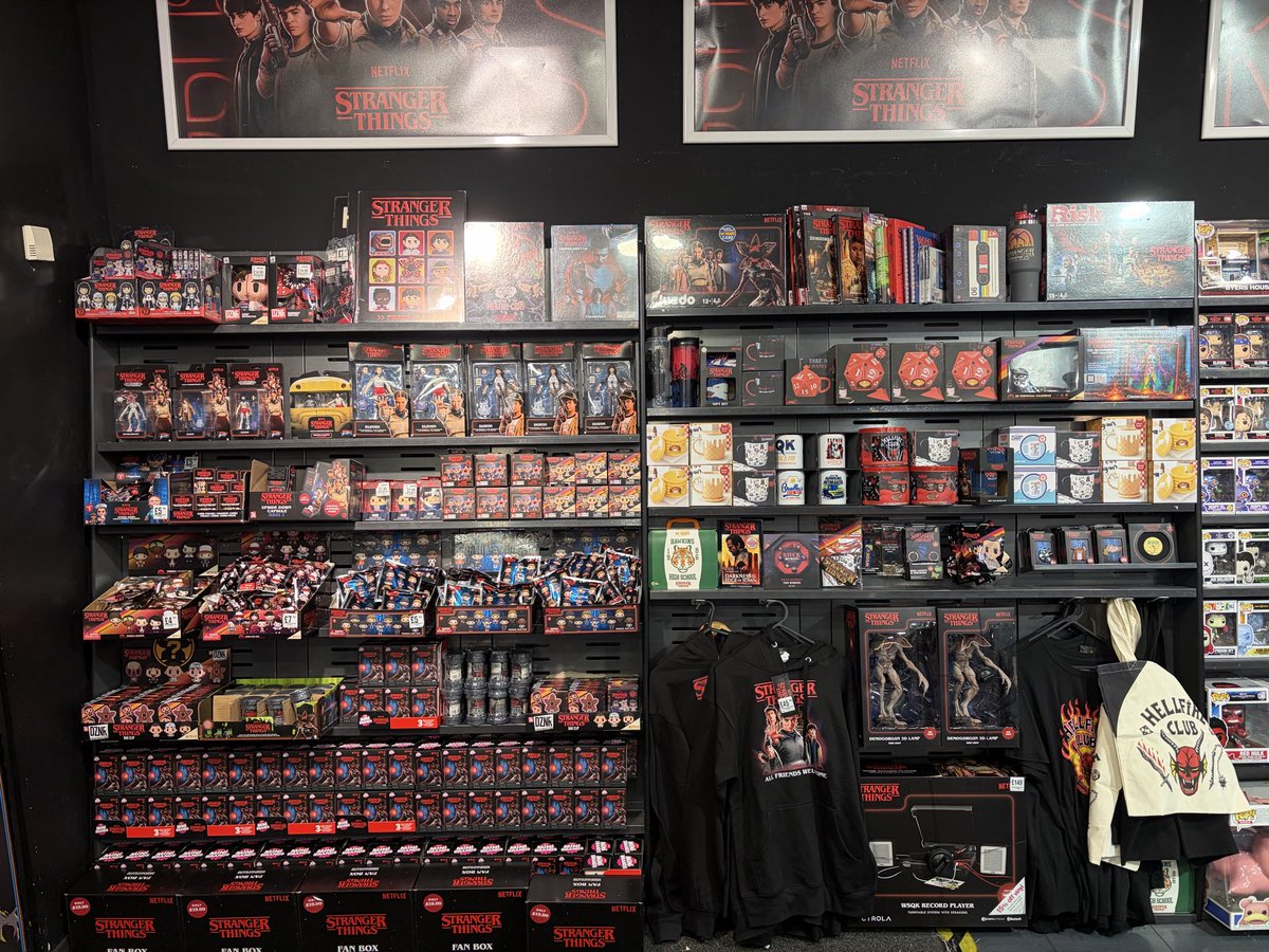 Stranger Things 

Final season on now!!!!

Come get your stranger things merchandise before Christmas 

#StrangerThings5 #strangerthings