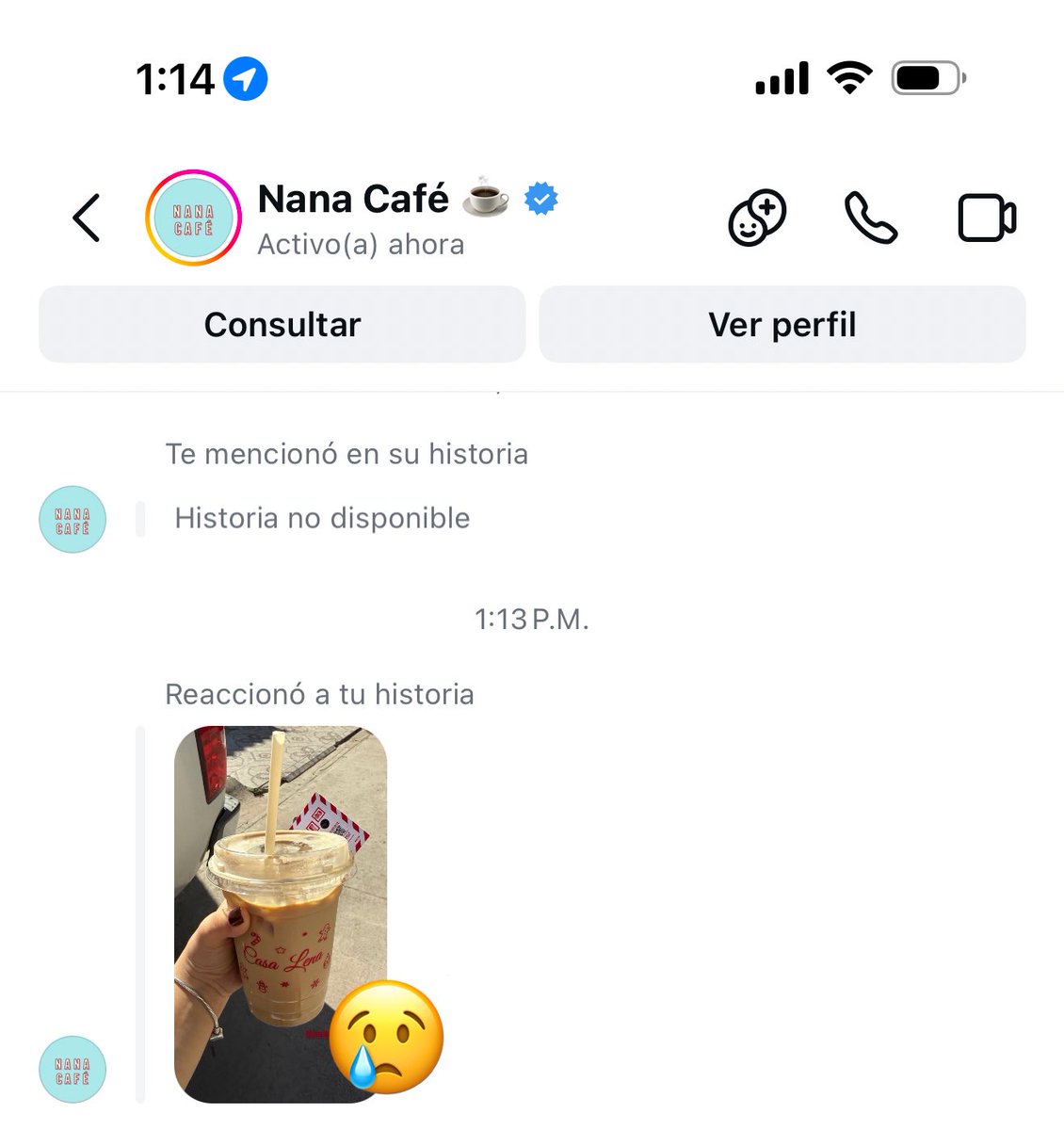 vMichery's tweet photo. Me salió celosa mi cafetería fav https://t.co/XADe1rrcqA