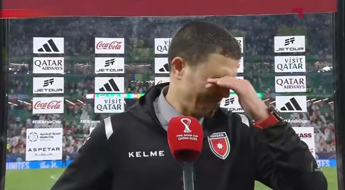 انتصار بلا طعم.. لماذا بكى مدرب الأردن بعد التأهل لمواجهة «الأخضر»؟. للاطلاع على 