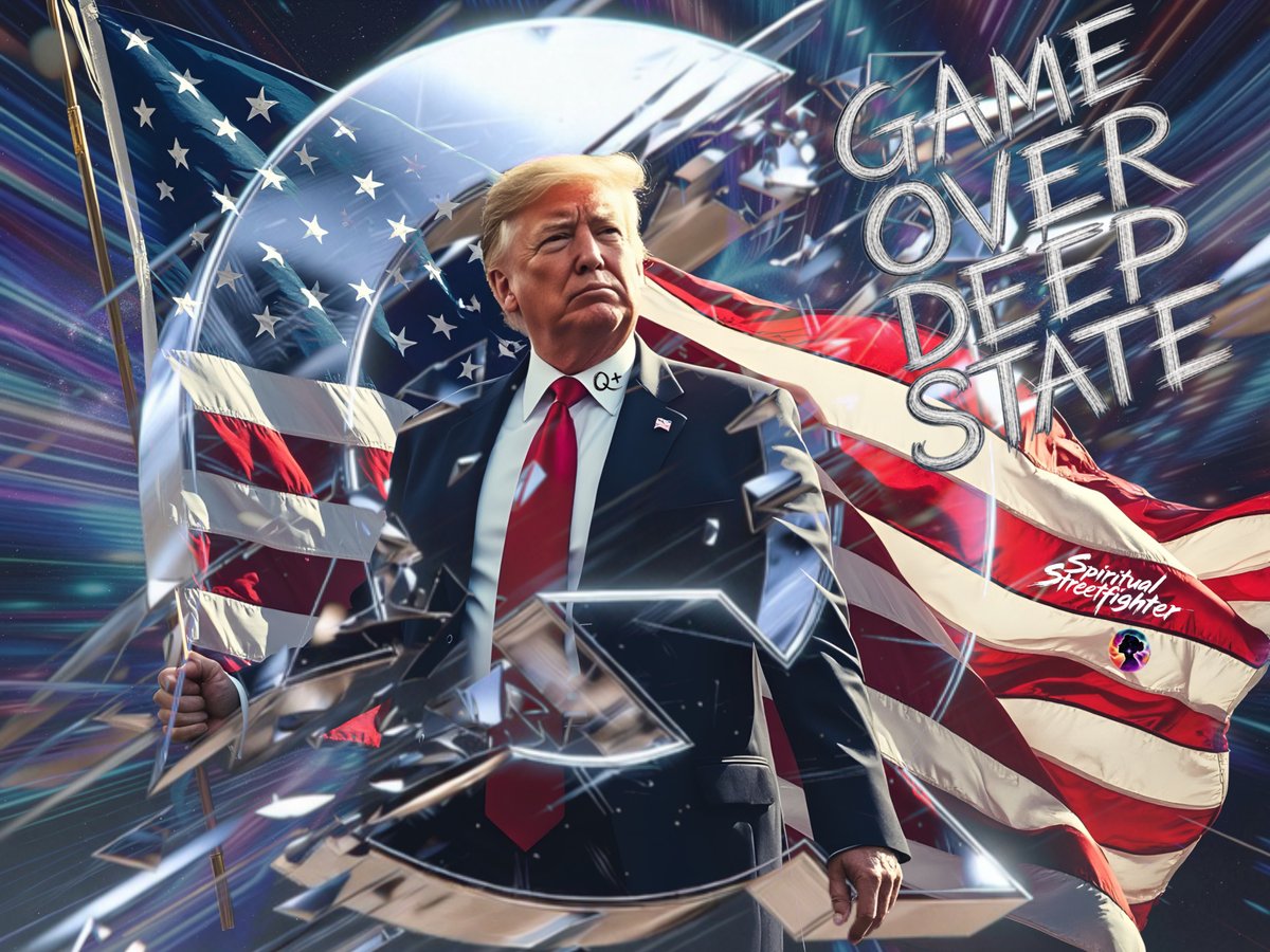 SpiritualSF_17's tweet photo. Game Over Deep State!! 💥💥💥  @realDonaldTrump https://t.co/lSGh2BhKbo