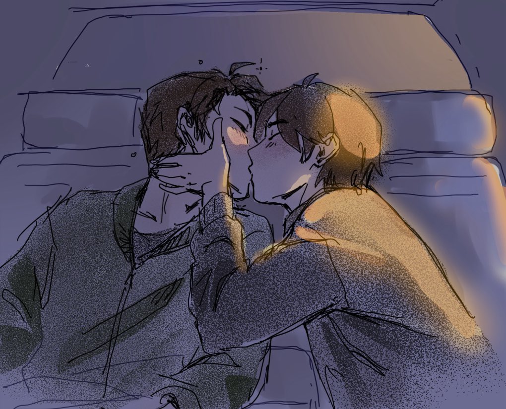 pornthyme's tweet photo. idk where to post this but heres some drawings i did of my ocs of my upcoming game kissing https://t.co/bejiGS4zeu